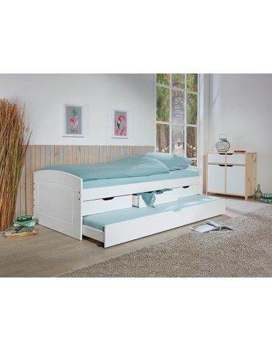RIEKA - Lit pour couchage ( avec tiroir ) 90x190 