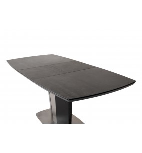 MELBOURNE - Table de séjour rectangulaire avec 1 allonge de 50  2