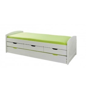 ULLI - Lit à tiroir 90x190 avec sommier 