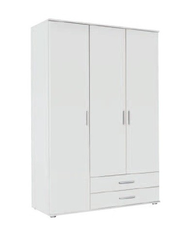 MENTON - Armoire 3 portes 2 tiroirs 1/3 lingère 2/3 penderie 