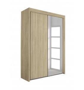 ROYAL - Armoire 2 portes coulissantes dont 1 miroir 