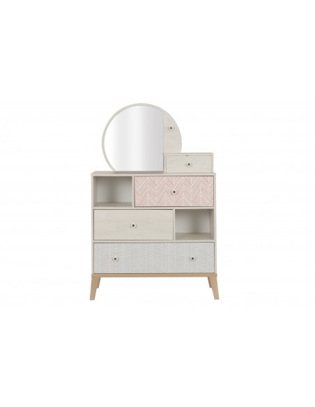 FLORENCE - Commode 3 tiroirs 2 niches 