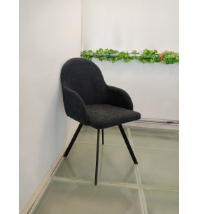 PATNA - Lot de 4 Fauteuils de séjour bleus  2