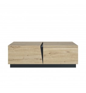 TITAN - Table basse rectangulaire 1 niche 1 tiroir 