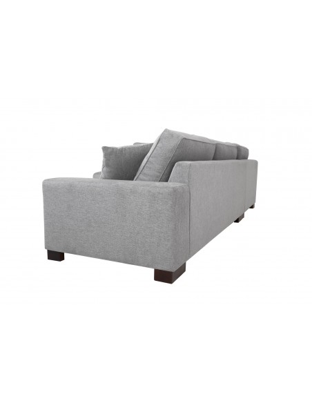 STILLETO - Salon d'angle méridienne GAUCHE gris 