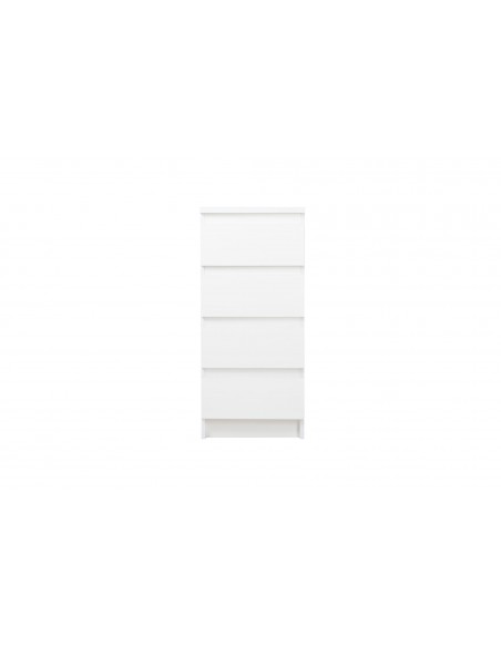 STERN - Chiffonnier 4 tiroirs blanc 