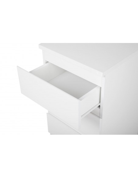 STERN - Chiffonnier 4 tiroirs blanc 