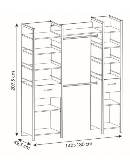 RIGA - Kit dressing extensible 