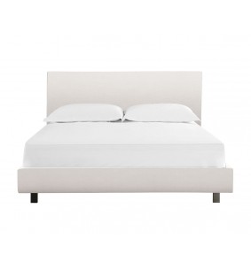 PALERMO - Lit pour couchage 140x190 blanc 