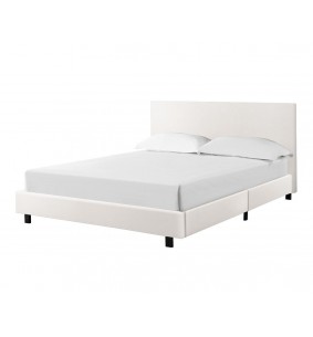 PALERMO - Lit pour couchage 140x190 blanc  2