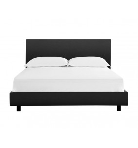 PALERMO - Lit pour couchage 140x190 noir 