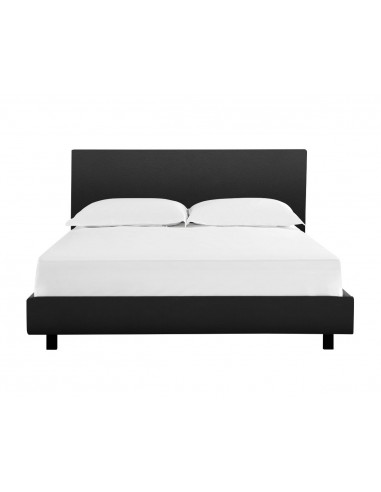 PALERMO - Lit pour couchage 140x190 noir 