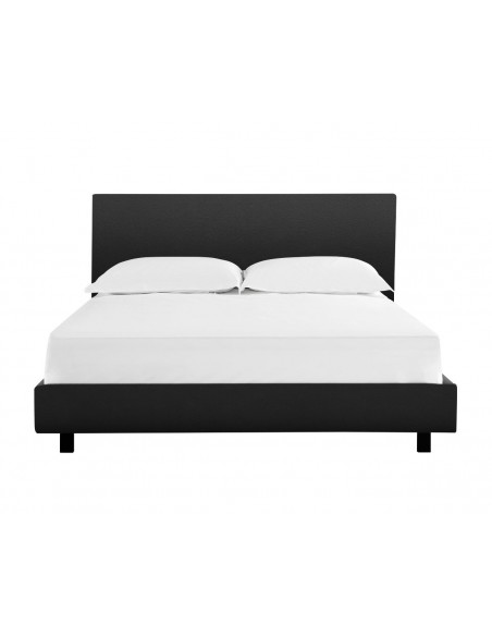 PALERMO - Lit pour couchage 140x190 noir 