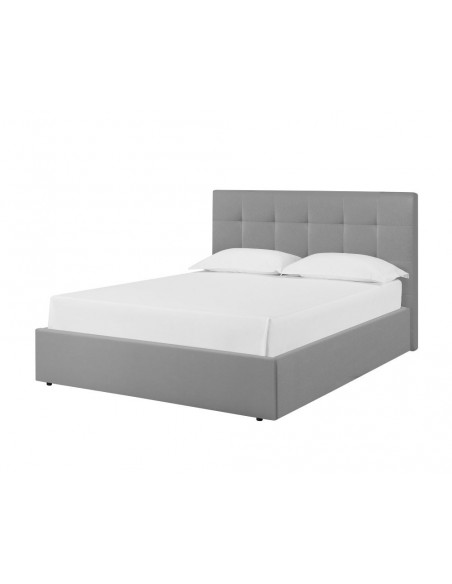 VERONE - Lit pour couchage 160x200 gris 