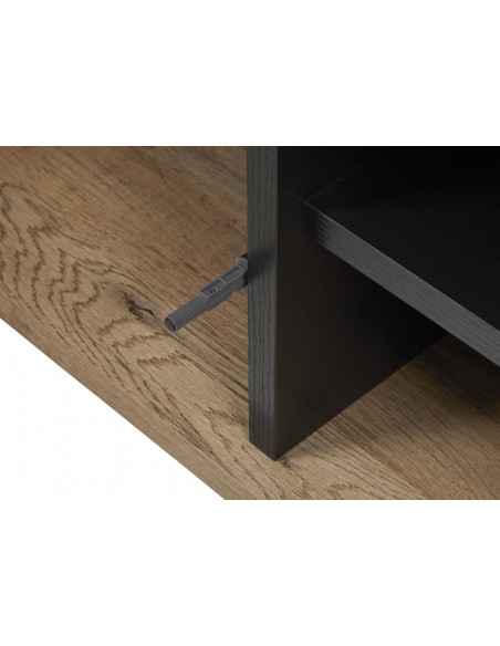 ONIX - Meuble TV 2 portes 1 tablette centrale 