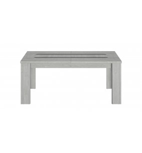 ALIKANTE - Table de séjour rectangulaire 1 allonge 