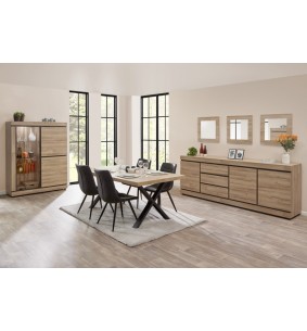 MATRIX - Argentier 3 portes dont 1 verre  2