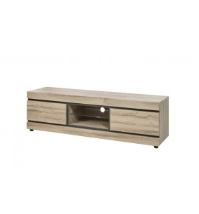 MATRIX - Banc TV 2 portes 1 niche 1 tablette 