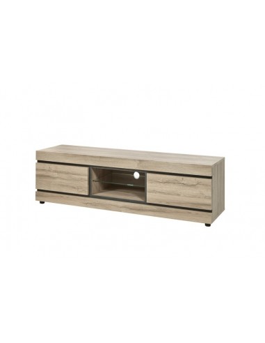 MATRIX - Banc TV 2 portes 1 niche 1 tablette 