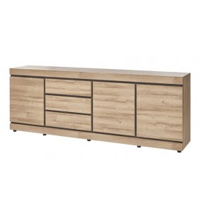 MATRIX - Buffet 3 portes 3 tiroirs 