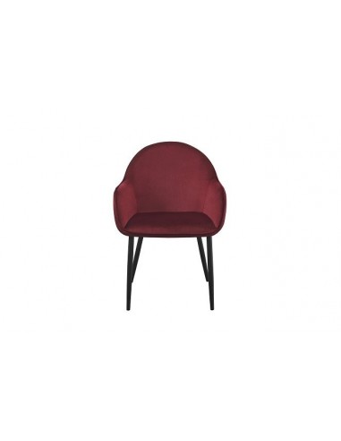 SHANGAI - Fauteuil de séjour Bordeaux lie de vin 