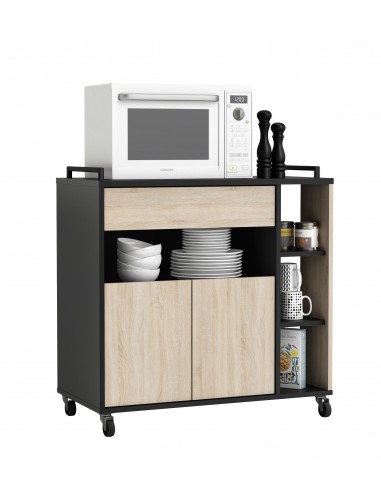 INDUSTRIE Dessert micro ondes 2 portes 4 niches 1 tablette 