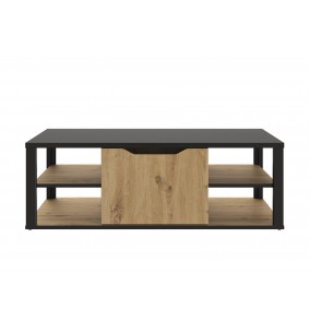 LONDRES - Table basse rectangulaire 1 porte 2 tablettes  2