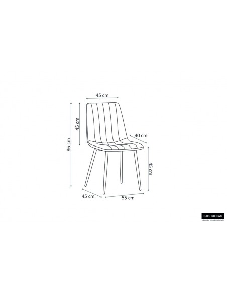 WILLY - Chaise de séjour 