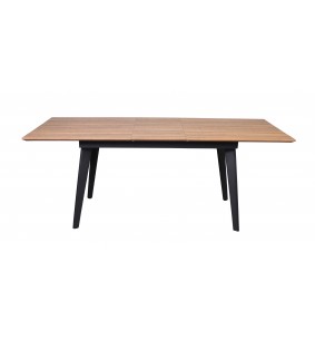 KUALA - Table de séjour rectangulaire 1 allonge de 40  2