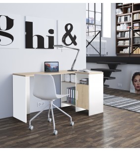 VENISE - Bureau d'angle 1 porte 3 niches 