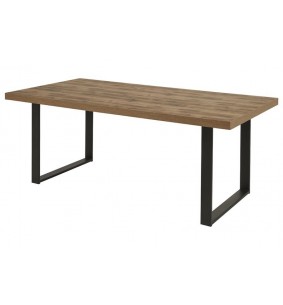 RHITMO - Table de séjour rectangulaire pieds U 