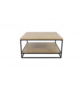 FACTORY - Table basse carrée 2 plateaux  2