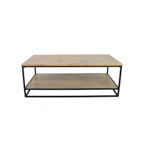 FACTORY - Table basse rectangulaire 2 plateaux  2