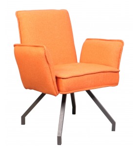 REGINA - Fauteuil de séjour orange 