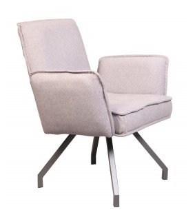 REGINA - Fauteuil de séjour gris 
