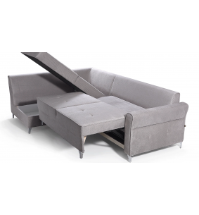 BROADWAY - Salon d'angle convertible avec coffre de rangement  2