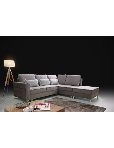 BROADWAY - Salon d'angle convertible avec coffre de rangement 