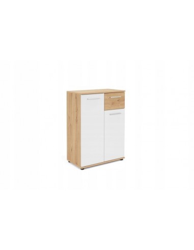 JUSTUS - Meuble d'appoint 2 portes 1 tiroir 
