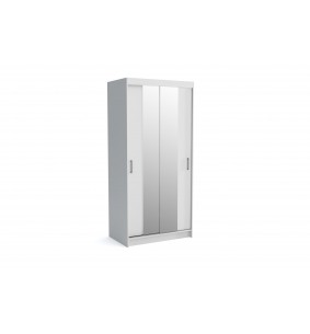 NICO - Armoire 2 portes coulissantes avec miroirs L120 