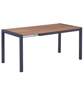 KOTA - Table de séjour rectangulaire 120 cm 1 allonge de 40  2
