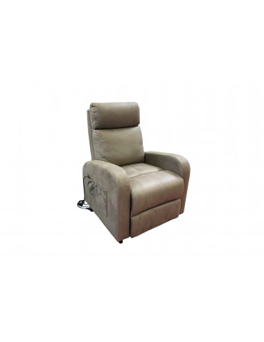BERGEN - Fauteuil de relaxation électrique releveur taupe 