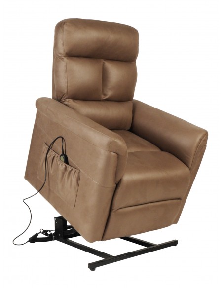 VADA - Fauteuil de relaxation électrique releveur taupe 