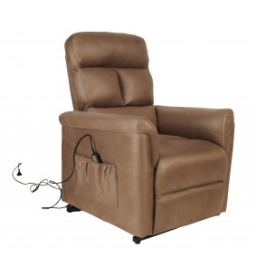 VADA - Fauteuil de relaxation électrique releveur taupe  2