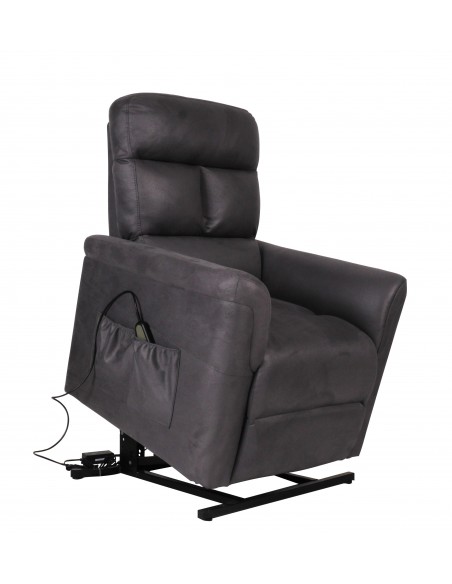 VADA - Fauteuil de relaxation électrique releveur gris 