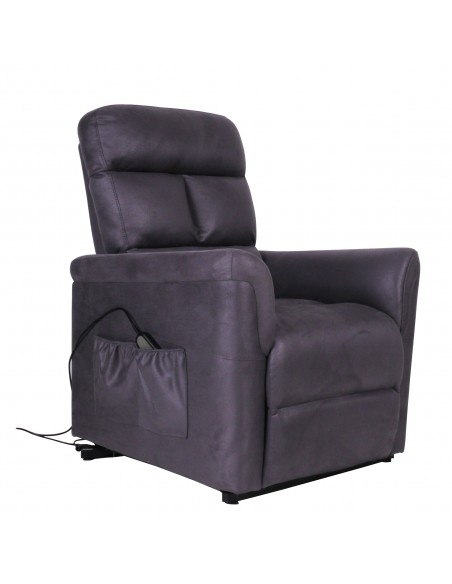 VADA - Fauteuil de relaxation électrique releveur gris 