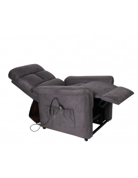 VADA - Fauteuil de relaxation électrique releveur gris 