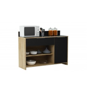MIKE - Range-tout 1 porte 1 tiroir 2 niches 