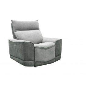 LOS ANGELES - Fauteuil relaxation électrique gris  2