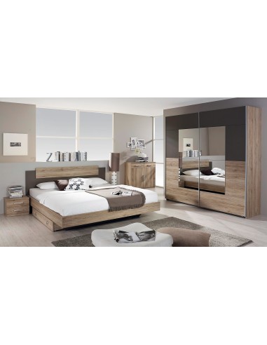 PRIMA - Armoire 2 portes coulissantes avec miroirs 