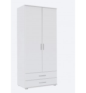 MENTON - Armoire 2 portes 2 tiroirs Chêne  2